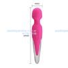 Vibrador microfono. Con 48 grados de calor en la cabeza. 7 funciones. Carga USB